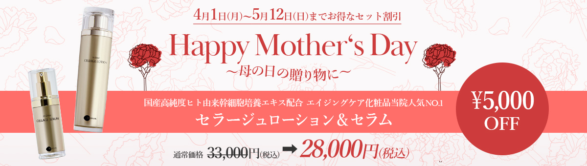 【母の日限定♪セットで5,000円OFF】セラージュローション＆セラム